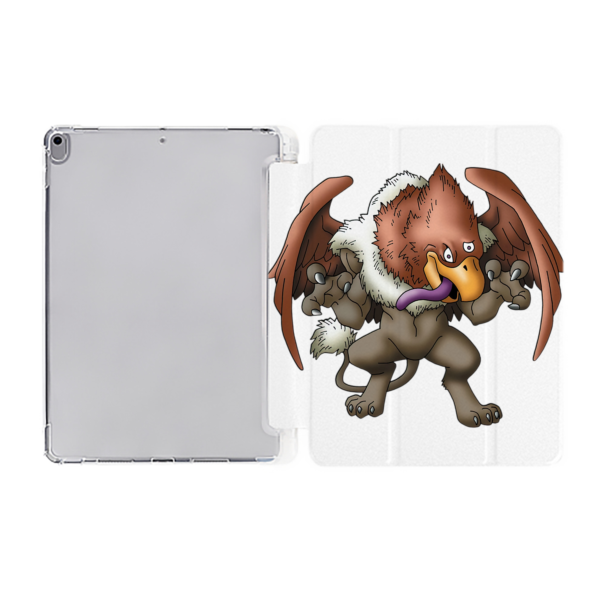 （画像用） ドラゴンクエスト Doragon Kuesuto Dragon Quest IPad ケース ペン収納付き 三つ折りスタンド PUレザー×シリコン 対応機種9.5/10.5/10.9インチ
